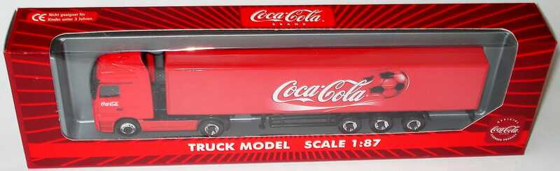 Foto 1:87 Mercedes-Benz Actros LH MP2 Fv Cv KoSzg 2/3 Coca-Cola (Design Fußball) Magic LC26002