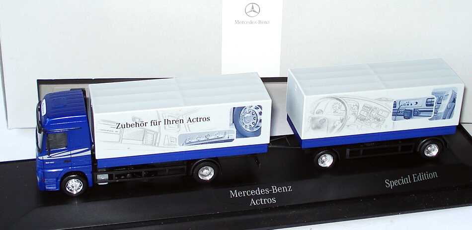Foto 1:87 Mercedes-Benz Actros LH MP2 PPHgz 2/2 Zubehör für Ihren Actros Werbemodell herpa B66000601
