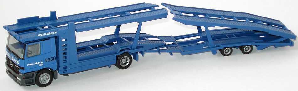 Foto 1:87 Mercedes-Benz Actros L AutotransportHgz 2/2 Willi Betz herpa 144780