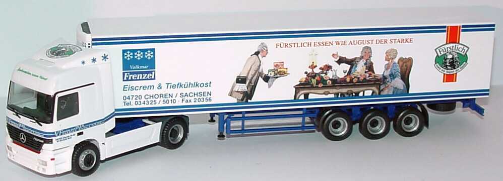 Foto 1:87 Mercedes-Benz Actros L Fv Cv KükoSzg 2/3 Volkmar Frenzel, Choren - Fürstlich essen wie August der Starke herpa 188418