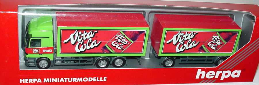 Foto 1:87 Mercedes-Benz Actros L GetränkeKoHgz 3/2 Vita Cola, Getränke Staude herpa 188227