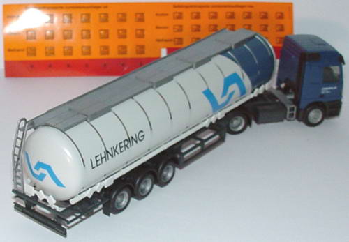 Foto 1:87 Mercedes-Benz Actros L JumbotankSzg 2/3 Lehnkering AG Duisburg herpa 145145