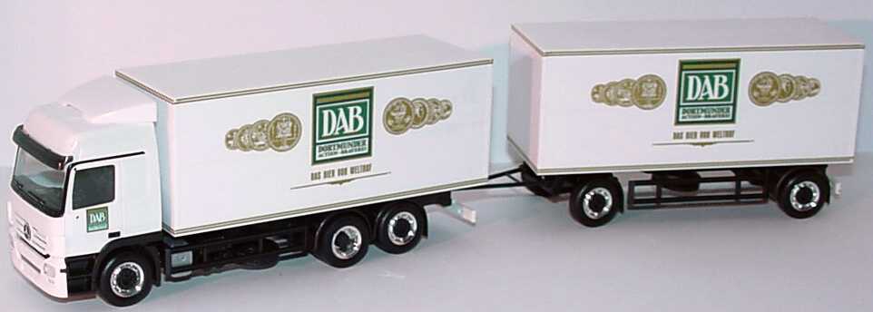 Foto 1:87 Mercedes-Benz Actros L MP2 GetränkeKoHgz 3/2 DAB Dortmunder Actien-Brauerei herpa 149402