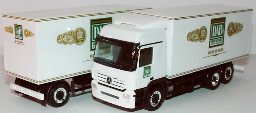 Foto 1:87 Mercedes-Benz Actros L MP2 GetränkeKoHgz 3/2 DAB Dortmunder Actien-Brauerei herpa 149402