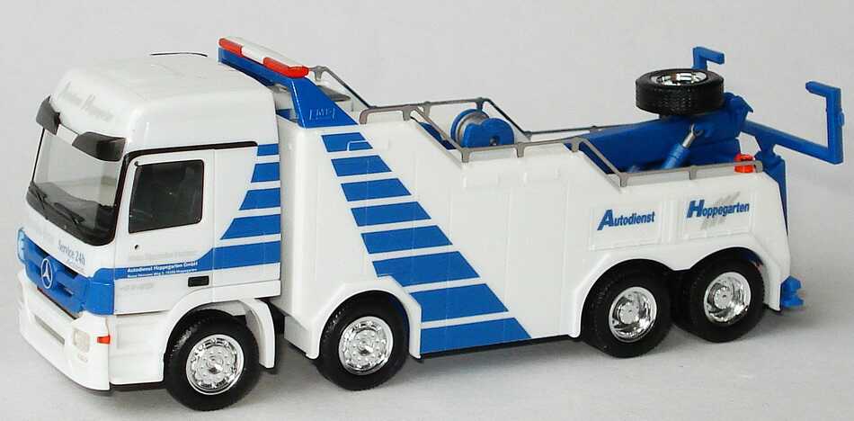 Foto 1:87 Mercedes-Benz Actros L MP3 Bergefahrzeug Empl Wrecker 4a Autodienst Hoppegarten Werbemodell herpa B66007805