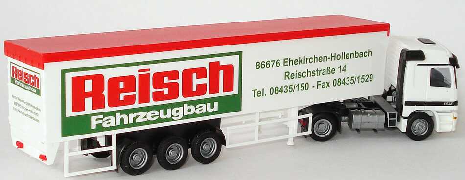 Foto 1:87 Mercedes-Benz Actros L Schubboden-Szg 2/3 Reisch Fahrzeugbau AMW/AWM 51129