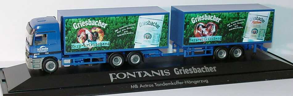 Foto 1:87 Mercedes-Benz Actros L TandemKoHgz 3/2 Winkels, Griesbacher herpa 187121