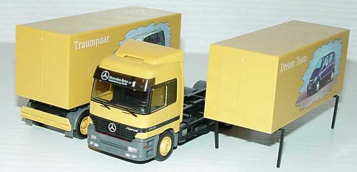 Foto 1:87 Mercedes-Benz Actros L WKoHgz 3/2 Mercedes-Benz Ndl. Berlin, Dream Team, Traumpaar herpa 189347