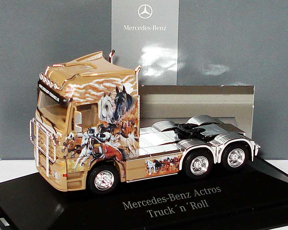 Foto 1:87 Mercedes-Benz Actros Megaspace MP2 3a Szgm Truck´n´Roll, Erhardt & Verkoren Werbemodell herpa B66963961