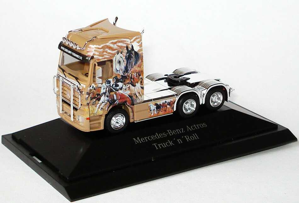 Foto 1:87 Mercedes-Benz Actros Megaspace MP2 3a Szgm Truck´n´Roll, Erhardt & Verkoren Werbemodell herpa B66963961