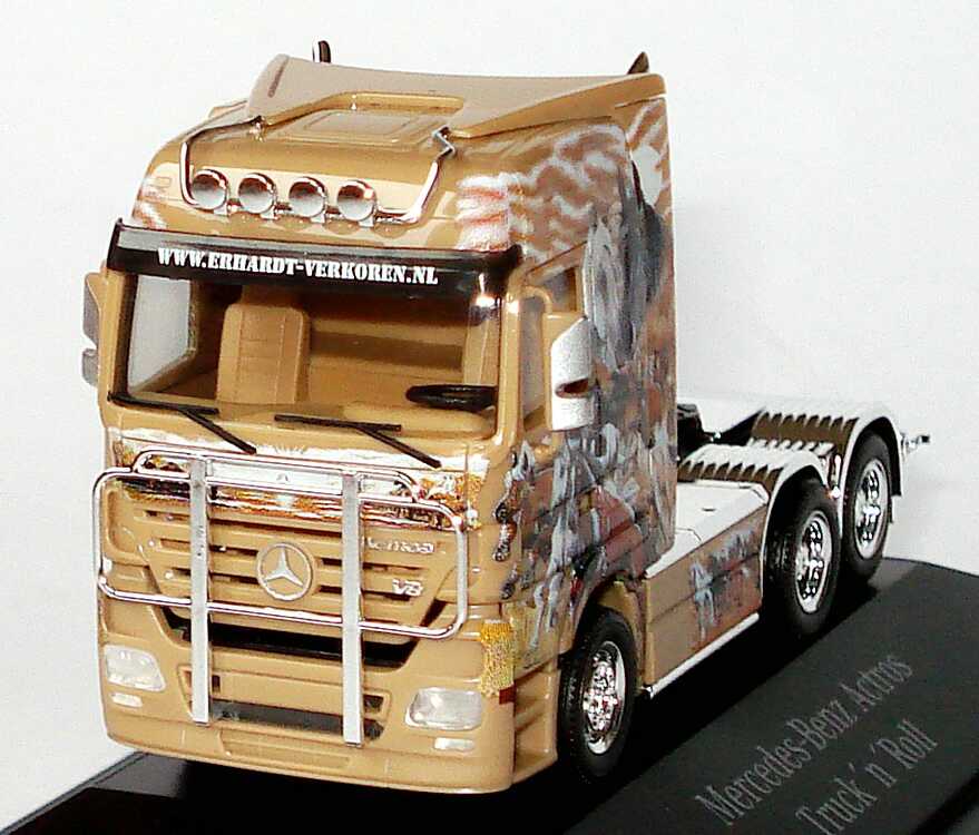 Foto 1:87 Mercedes-Benz Actros Megaspace MP2 3a Szgm Truck´n´Roll, Erhardt & Verkoren Werbemodell herpa B66963961
