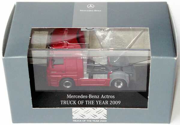 Foto 1:87 Mercedes-Benz Actros Megaspace MP3 2a Szgm violettrot-met. Truck Of The Year 2009 Werbemodell herpa B66004072