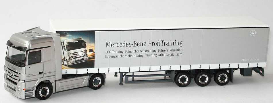 Foto 1:87 Mercedes-Benz Actros Megaspace MP3 GPSzg 2/3 Mercedes-Benz ProfiTraining Werbemodell herpa B66007806