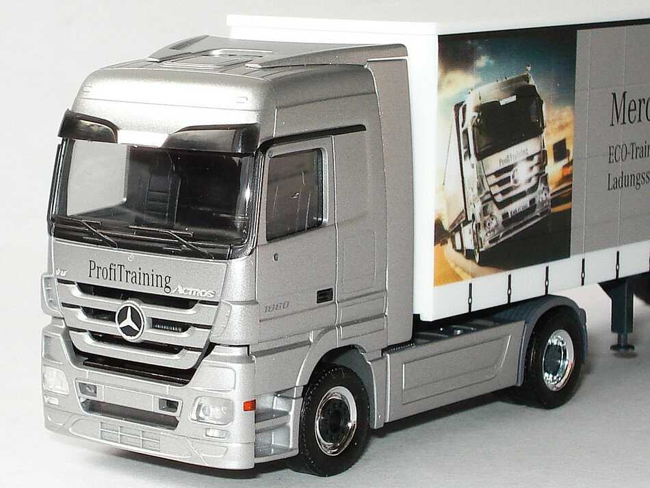 Foto 1:87 Mercedes-Benz Actros Megaspace MP3 GPSzg 2/3 Mercedes-Benz ProfiTraining Werbemodell herpa B66007806