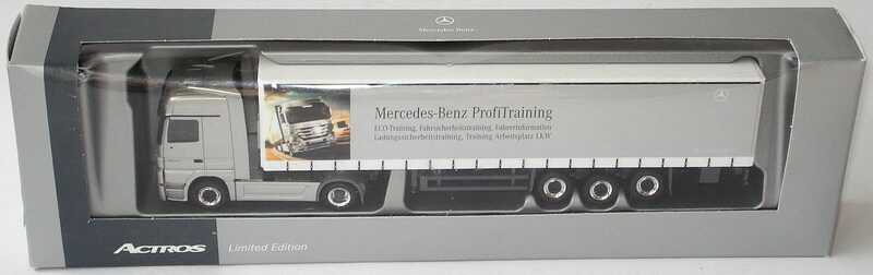 Foto 1:87 Mercedes-Benz Actros Megaspace MP3 GPSzg 2/3 Mercedes-Benz ProfiTraining Werbemodell herpa B66007806