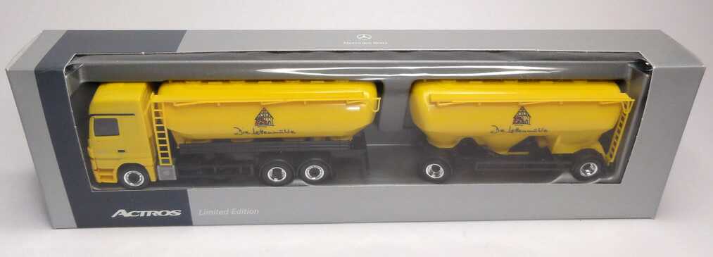 Foto 1:87 Mercedes-Benz Actros Megaspace MP3 Silo-Hgz 2/3 Die Lettenmühle Werbemodell herpa B66007814