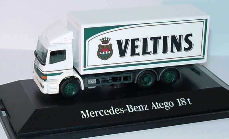 Foto 1:87 Mercedes-Benz Atego 3a GetrKo-Lkw Veltins herpa