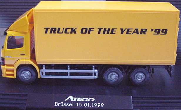 Foto 1:87 Mercedes-Benz Atego 3a Ko-Lkw gelb Truck of the year ´99 (MB) Wiking B66000268