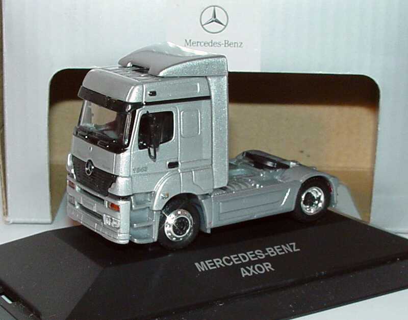 Foto 1:87 Mercedes-Benz Axor Fv Cv 2a Szgm silber-met. Werbemodell Schuco B66000547