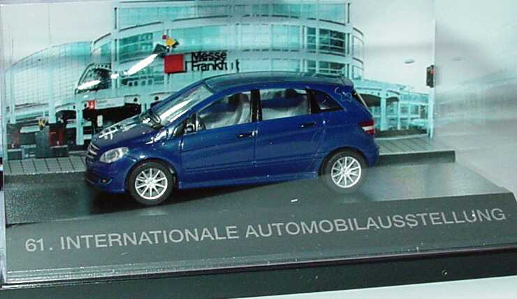 Foto 1:87 Mercedes-Benz B-Klasse (W245) blau IAA - Faszination Auto, 61. International Automobilausstellung herpa 275491