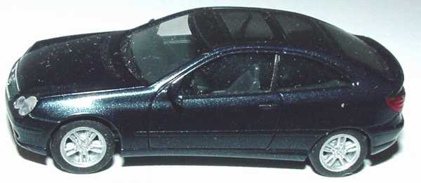 Foto 1:87 Mercedes-Benz C-Klasse Sport Coupé blauschwarz-met. (ohne PC-Box) herpa B66961313