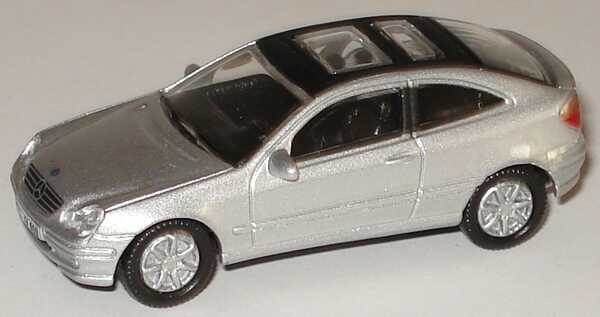 Foto 1:87 Mercedes-Benz C-Klasse Sport Coupé silber-met. Schuco 21683