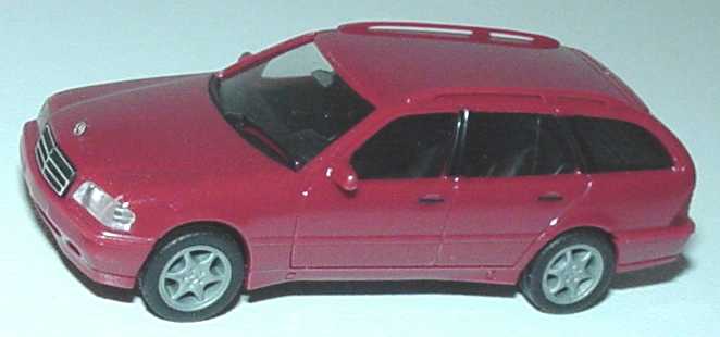 Foto 1:87 Mercedes-Benz C-Klasse Touring Facelift (S202) brombeerviolett herpa 022392