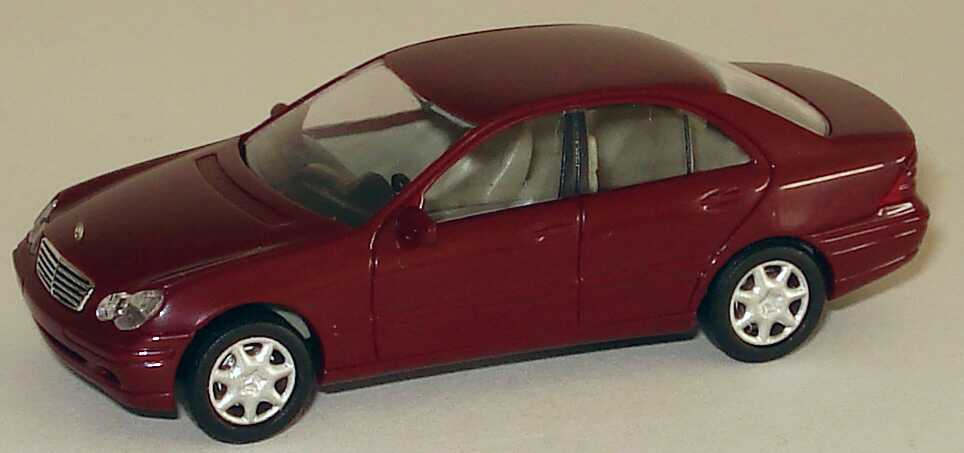 Foto 1:87 Mercedes-Benz C-Klasse (W203) weinrot Busch 49100