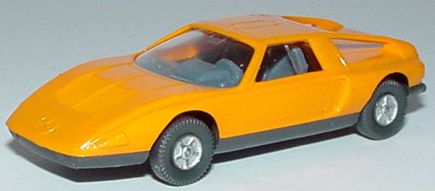 Foto 1:87 Mercedes-Benz C111 orange (Felgen silbern) Wiking