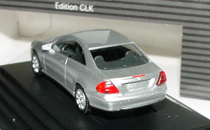 Foto 1:87 Mercedes-Benz CLK (C209) brillantsilber-met. Schöne Vorstellung. Die neue CLK-Klasse Werbemodell Wiking B66961336