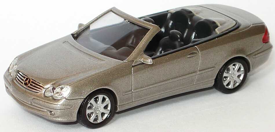 Foto 1:87 Mercedes-Benz CLK Cabrio (A209) cubanitsilber-met. Busch