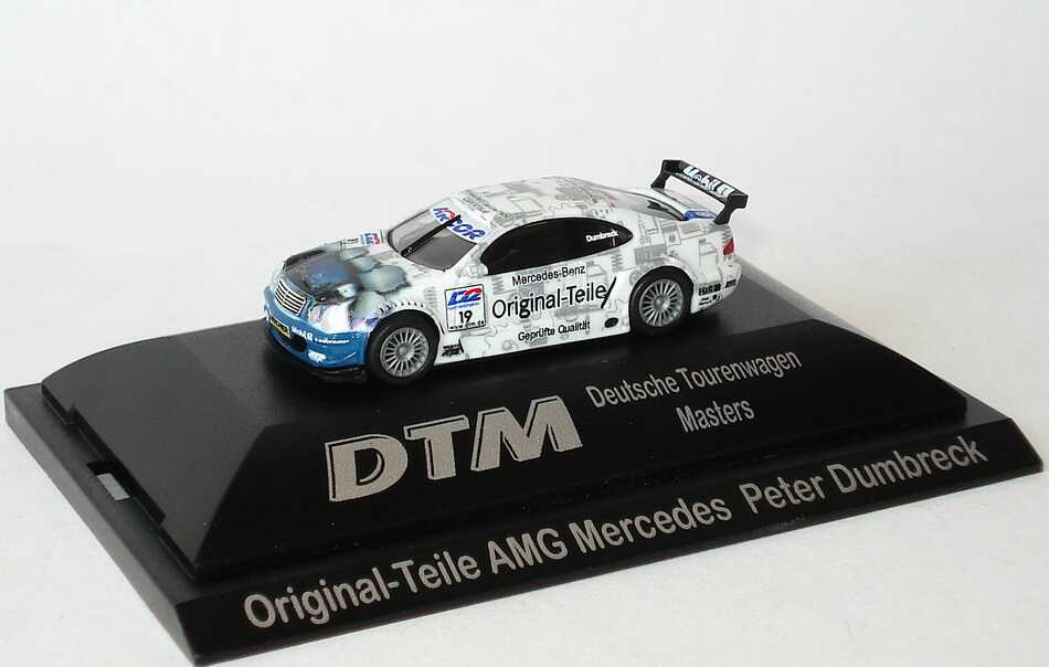 Foto 1:87 Mercedes-Benz CLK DTM 2000 AMG, Original Teile Nr.19, Peter Dumbreck Trumpeter mcs3025p