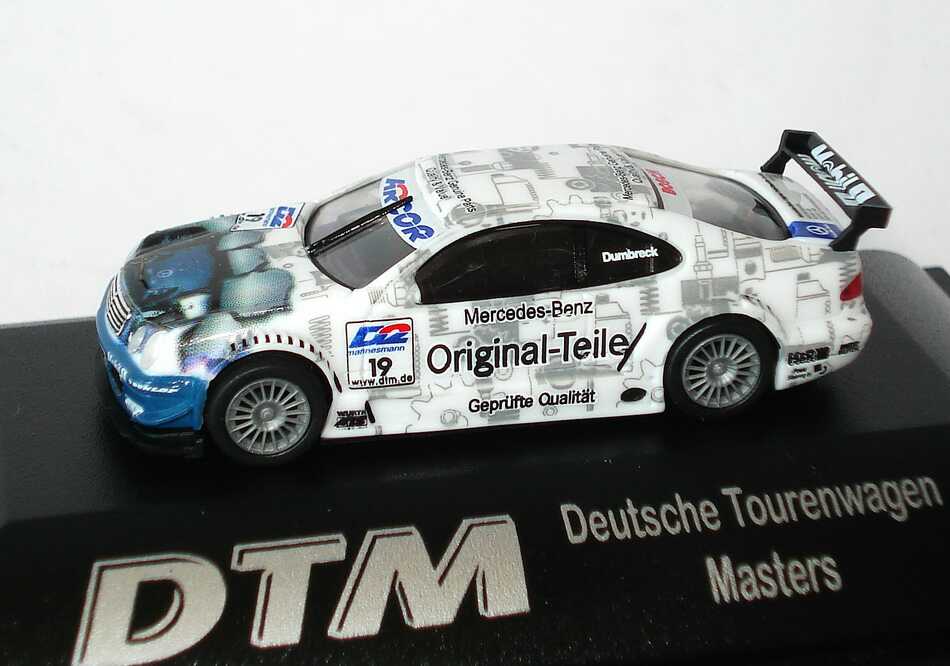 Foto 1:87 Mercedes-Benz CLK DTM 2000 AMG, Original Teile Nr.19, Peter Dumbreck Trumpeter mcs3025p