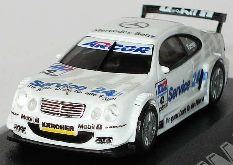 Foto 1:87 Mercedes-Benz CLK DTM 2000 AMG, Service 24h Nr.42, Darren Turner Trumpeter mcs3027p