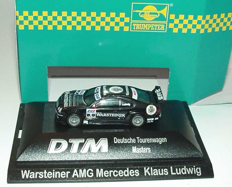 Foto 1:87 Mercedes-Benz CLK DTM 2000 AMG, Warsteiner Nr.5, Klaus Ludwig Trumpeter mcs3022p