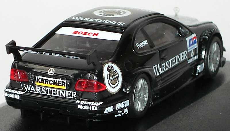 Foto 1:87 Mercedes-Benz CLK DTM 2000 AMG, Warsteiner Nr.6, Marcel Fässler Trumpeter mcs3023p