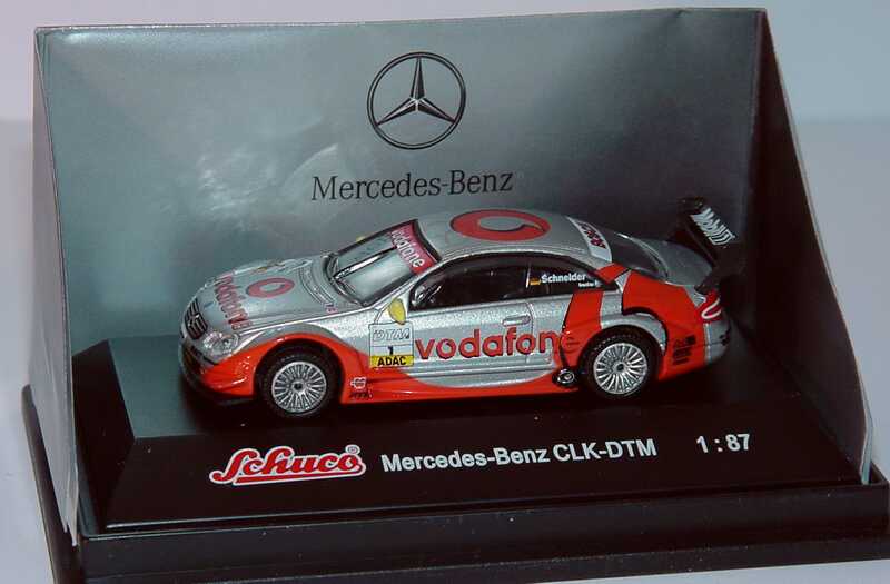 Foto 1:87 Mercedes-Benz CLK DTM 2002 Vodafone Nr.1, Schneider Werbemodell Schuco B66961359