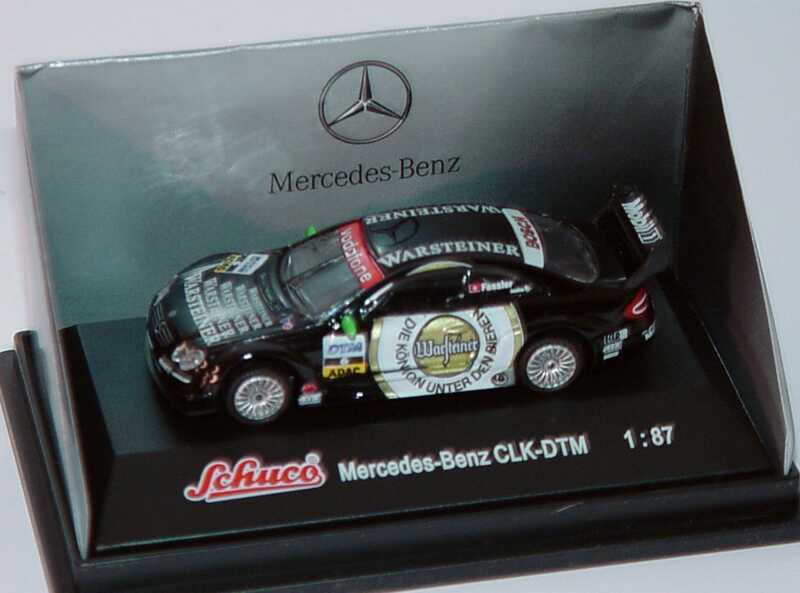 Foto 1:87 Mercedes-Benz CLK DTM 2002 Warsteiner Nr.6, Fässler Werbemodell Schuco B66961359