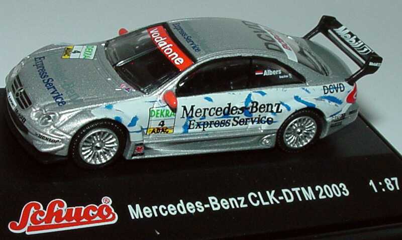 Foto 1:87 Mercedes-Benz CLK DTM 2003 Mercedes-Benz Express Service Nr.4, Albers Schuco 21777