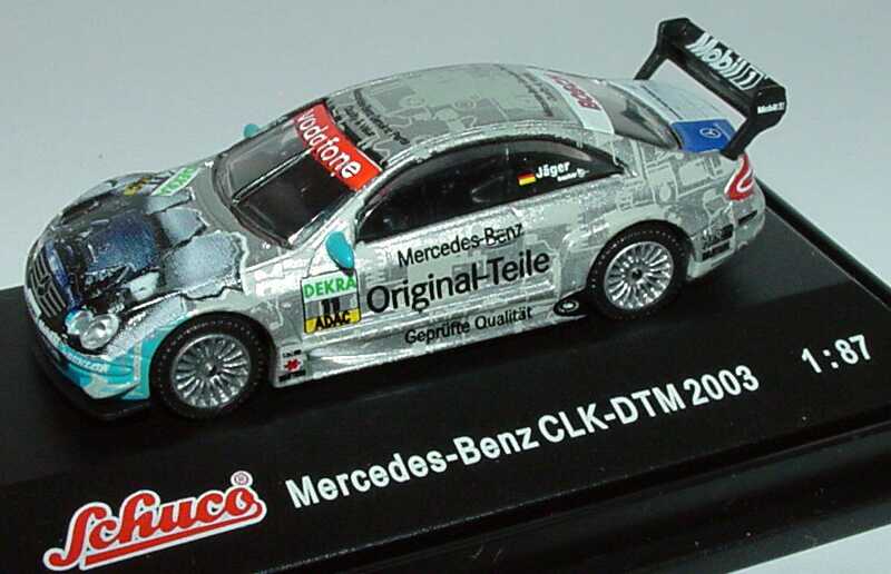 Foto 1:87 Mercedes-Benz CLK DTM 2003 Mercedes-Benz Original Teile Nr.11, Jäger Schuco 21778