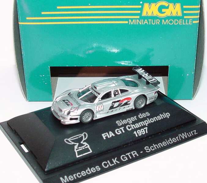 Foto 1:87 Mercedes-Benz CLK GTR ´97 D2 Privat Nr.11, Schneider/Wurz Sieger des FIA GT Championship 1997 MGM