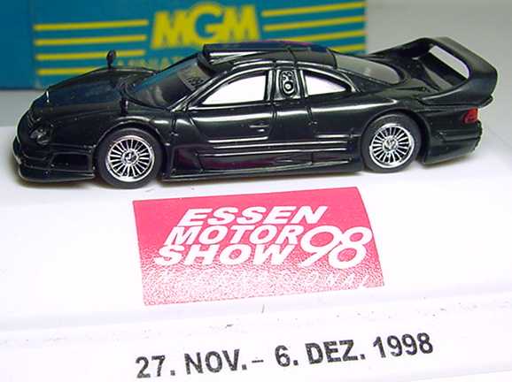 Foto 1:87 Mercedes-Benz CLK GTR Straßenversion schwarz Essen Motorshow 98 MGM