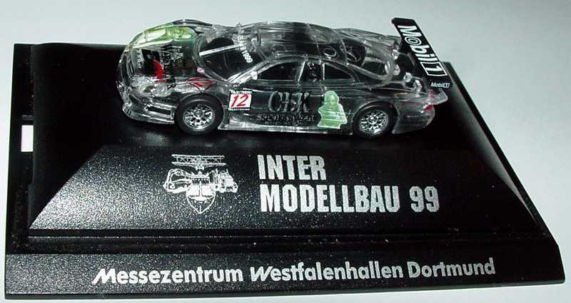 Foto 1:87 Mercedes-Benz CLK GTR transparent D2, CLK Sportswear, Intermodellbau 99 MGM 3019p