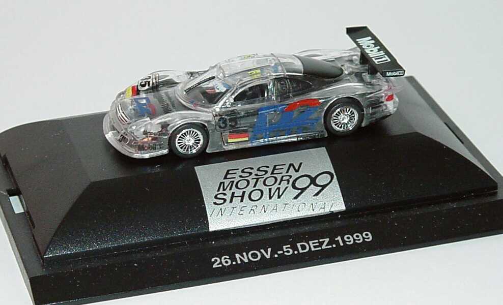 Foto 1:87 Mercedes-Benz CLK GTR transparent D2 Privat, Essen Motorshow ´99 Nr.35 MGM