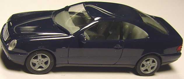 Foto 1:87 Mercedes-Benz CLK (C208) dunkelblau herpa 022378