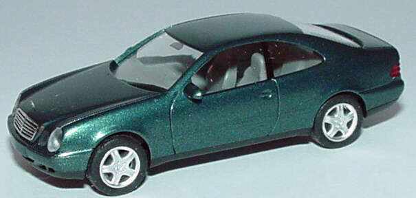 Foto 1:87 Mercedes-Benz CLK (C208) mineralgrün-met. herpa 032377