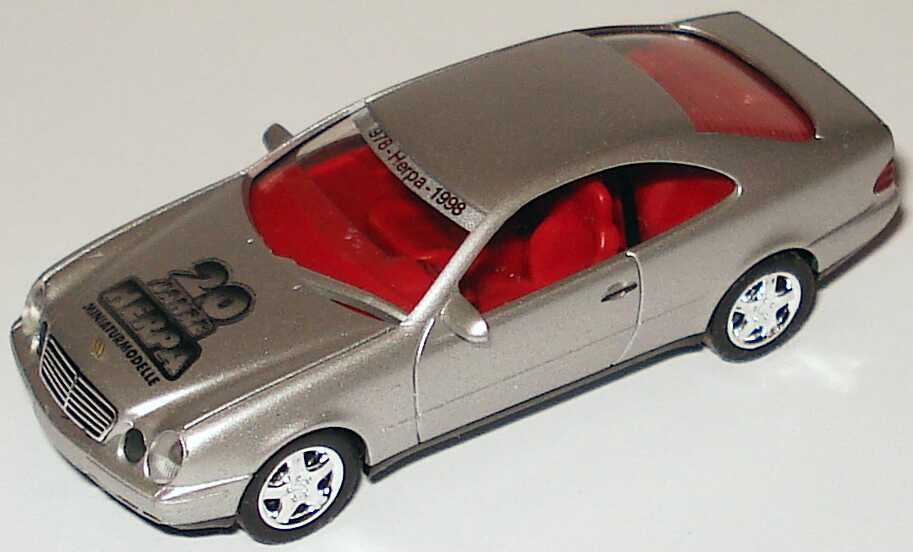 Foto 1:87 Mercedes-Benz CLK (C208) silber-met. 20 Jahre Herpa herpa