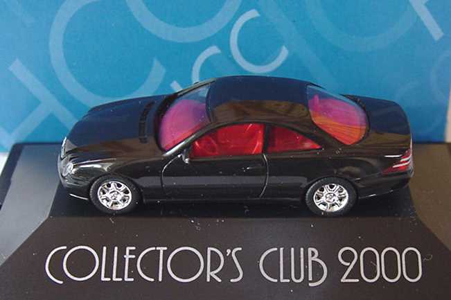 Foto 1:87 Mercedes-Benz CL 600 (C215) schwarz Collector´s Club 2000 herpa 196581
