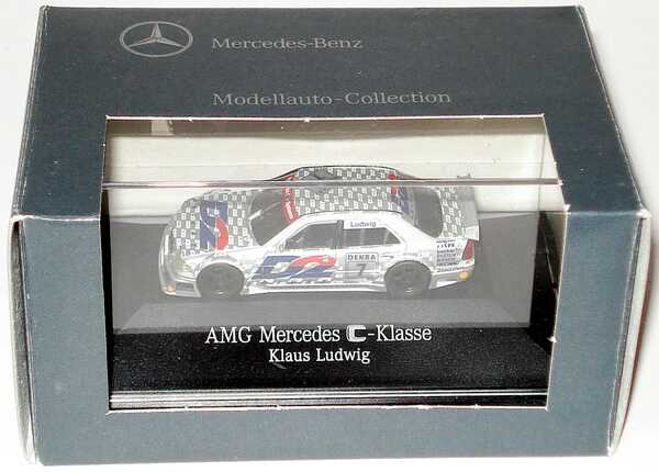 Foto 1:87 Mercedes-Benz C 180 DTM 1994 AMG, D2 Privat Nr.7, Klaus Ludwig Werbemodell herpa B66005310