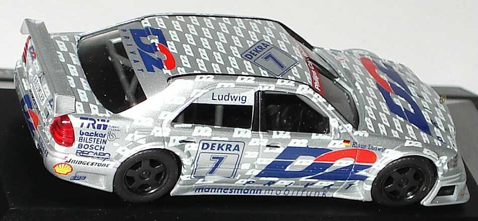 Foto 1:87 Mercedes-Benz C 180 DTM 1994 AMG, D2 Privat Nr.7, Klaus Ludwig Sieger der DTM1994 herpa